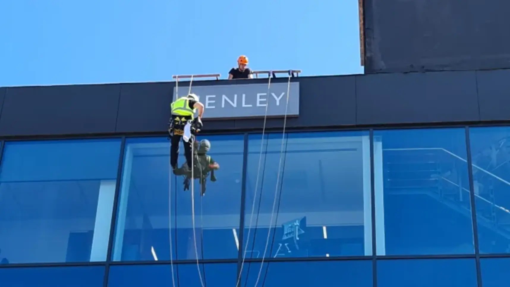Rope Access Facade Cleaning